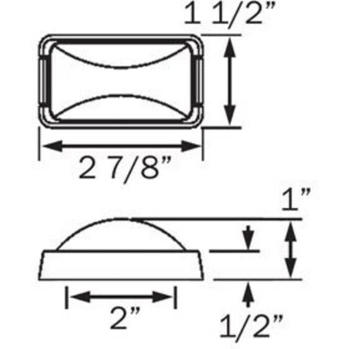 Optronics MC91 Series Mini Sealed Trailer Marker/Clearance Light