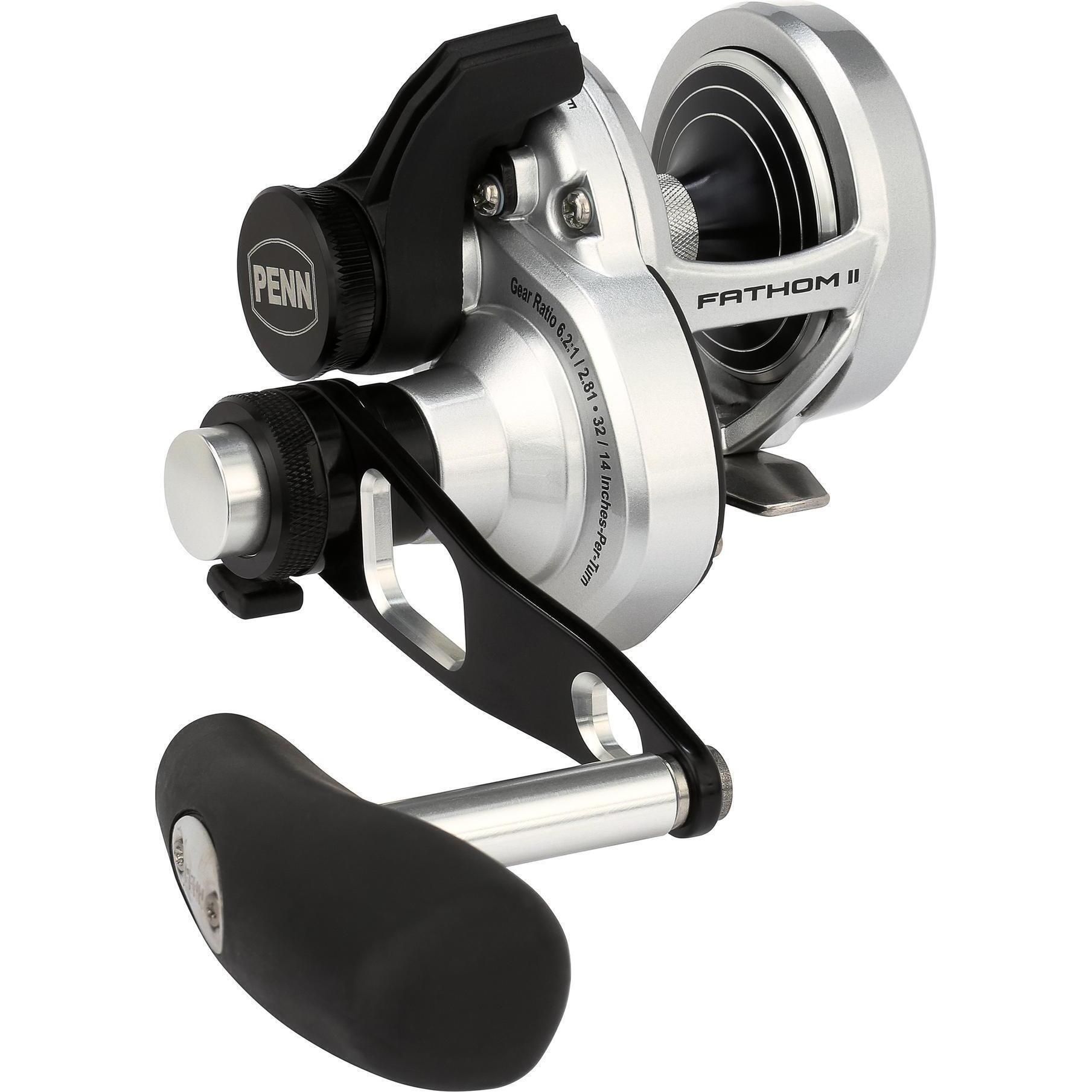 Penn Fathom II Lever Drag 2-Speed Conventional Reel | Defender Marine