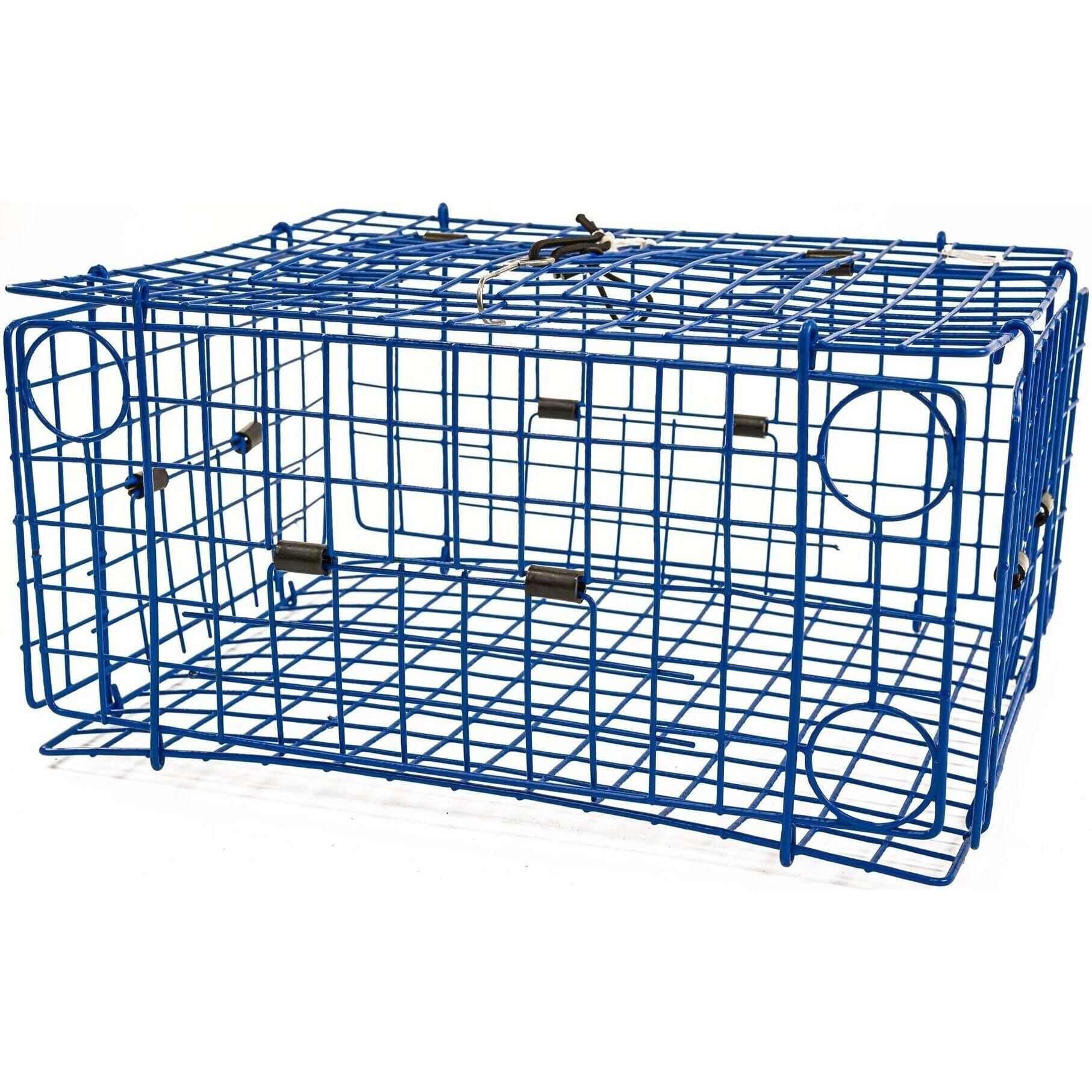 Promar Deluxe Folding Blue Crab Trap - TR-555BC | Defender Marine