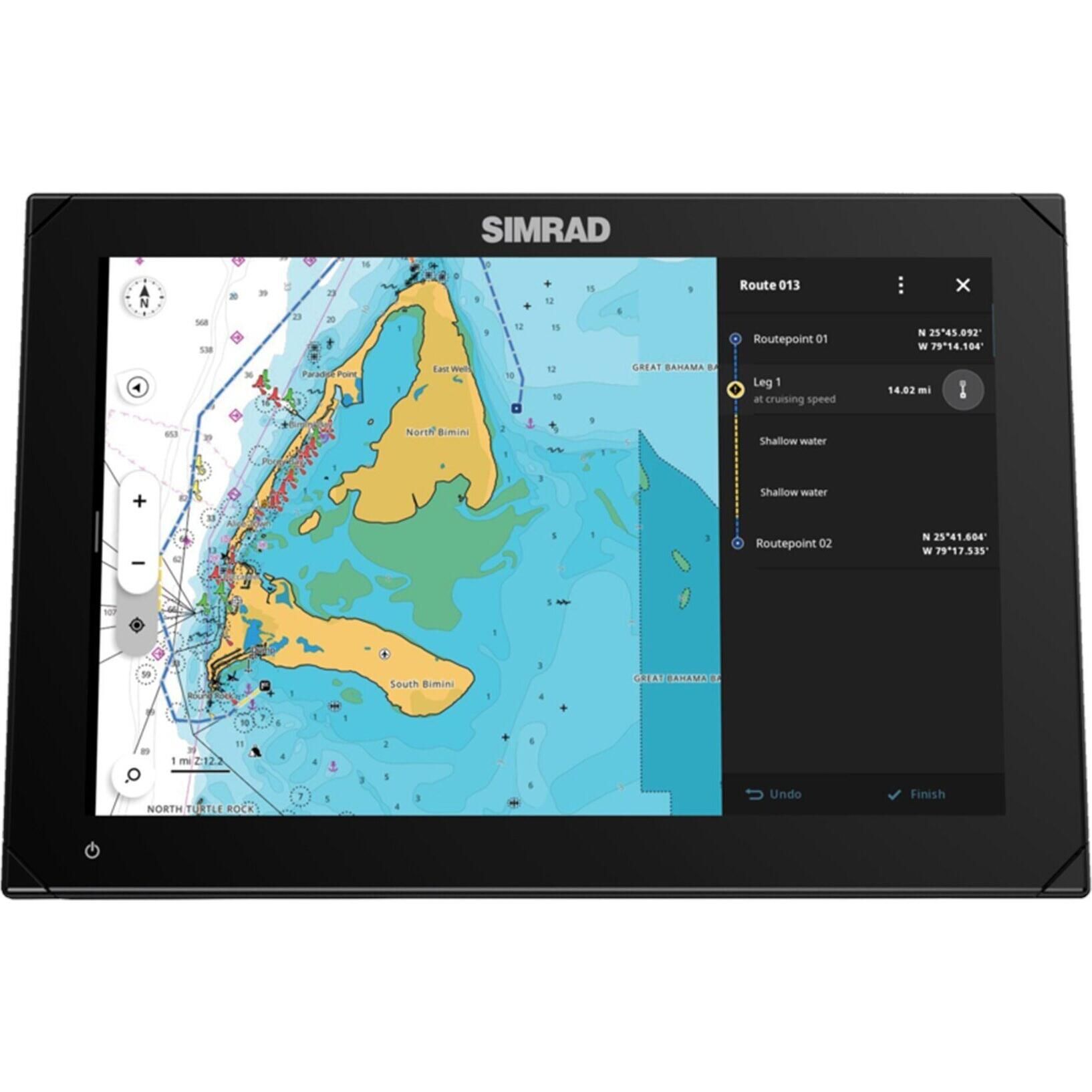 remanufactured fish finders Simrad NSX Chartplotter & Fishfinder without Transducer - 12