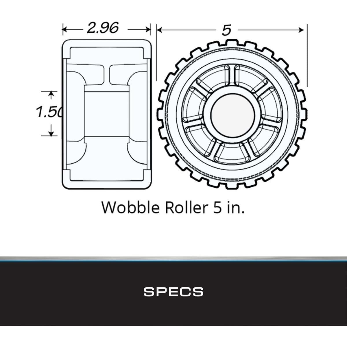 4 Inch Yellow Polyvinyl Bow Roller For Boat Trailer Winch Po - View #5