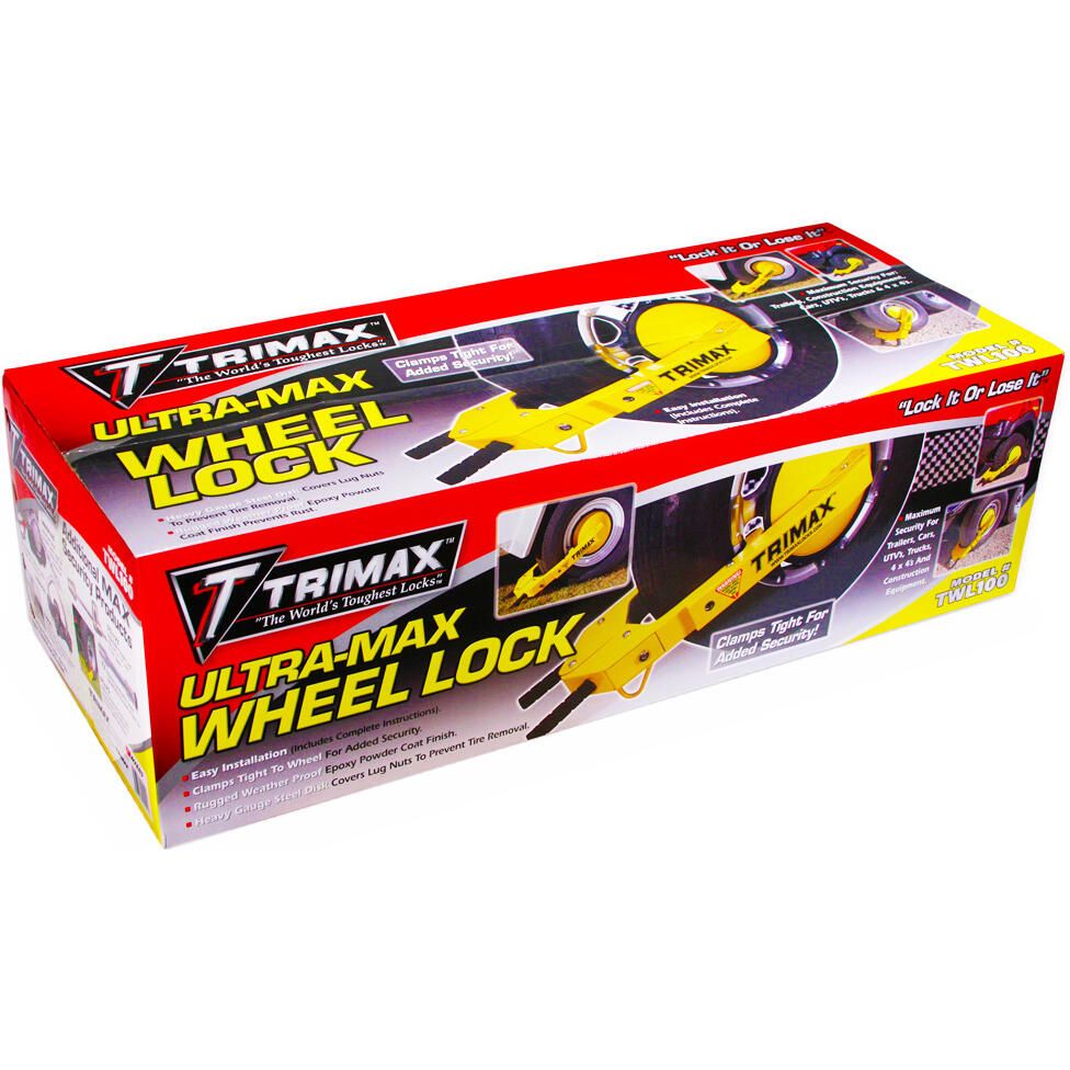 Trimax Ultra-Max Wheel Lock - TWL100 | Defender Marine