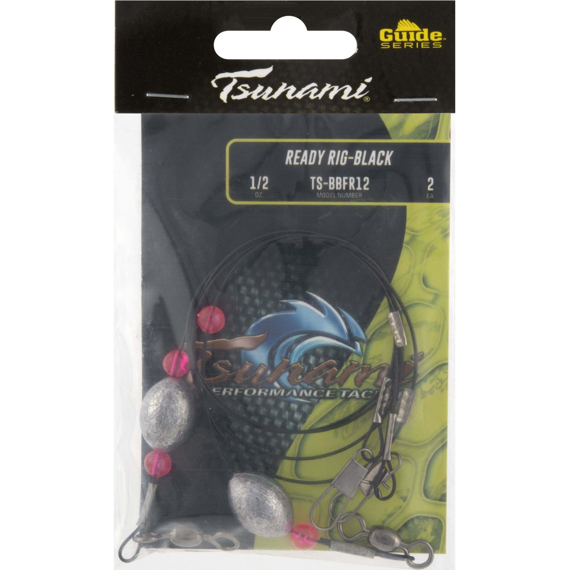 Tsunami Ready Rig Wire Leaders - Black (2-Pack) | Defender Marine