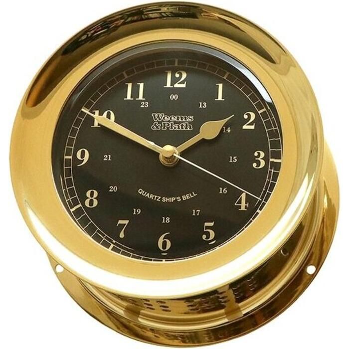 Weems & Plath Atlantis Quartz Ship's Bell Clock | Defender Marine