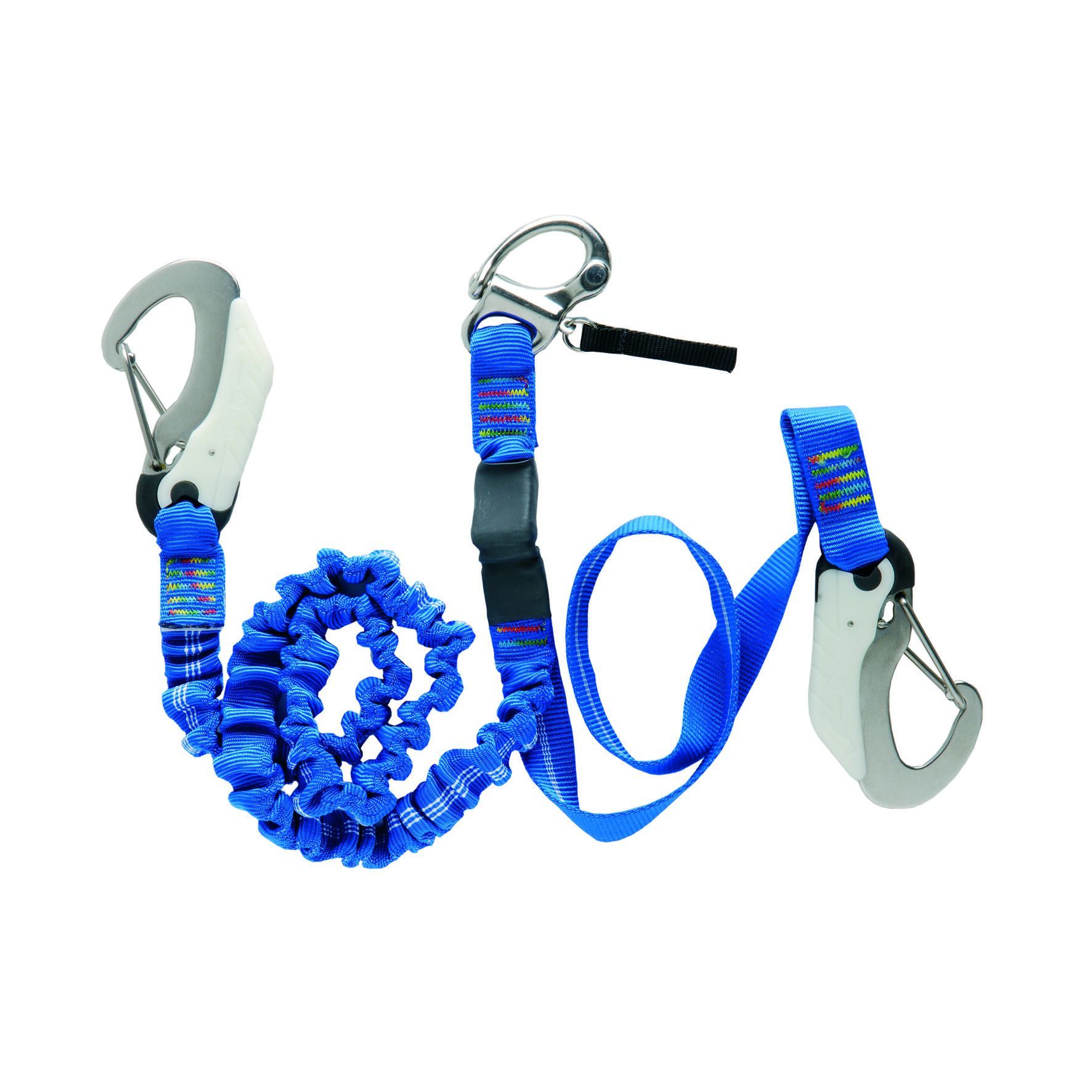 Wichard Dual Elastic Harness Safety Tether - 7008W | Defender Marine