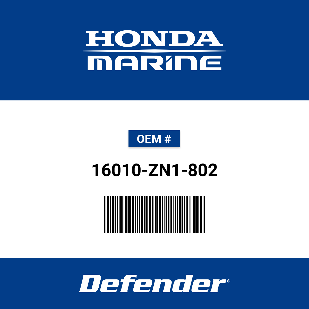 Honda Gasket Set - 16010-ZN1-802 | Defender Marine