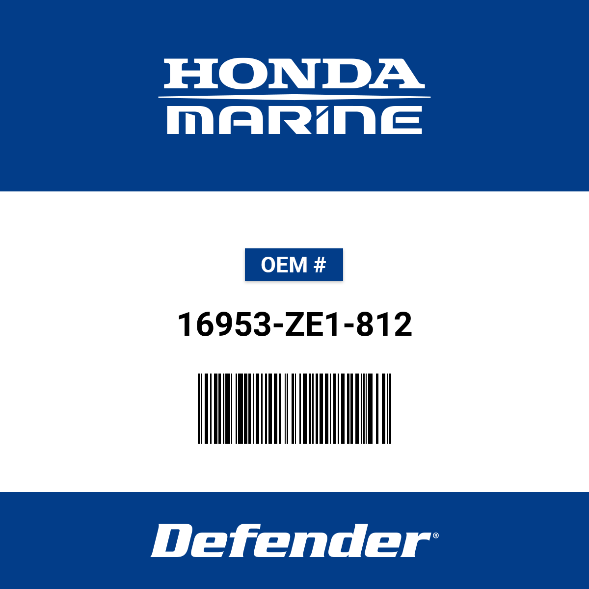Honda Lever Petcock - 16953-ZE1-812 | Defender Marine