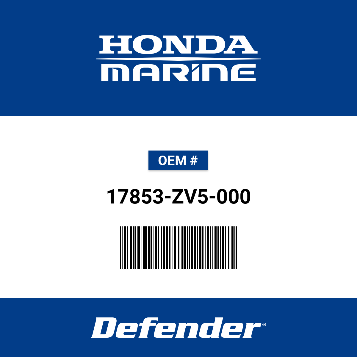 5個口のd Honda Rod Steering - 17853-ZV5-000 | Defender Marine