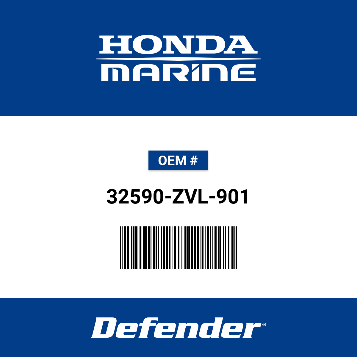 ミルページ Honda Cable Assembly (6') - 32590-ZVL-901 | Defender Marine