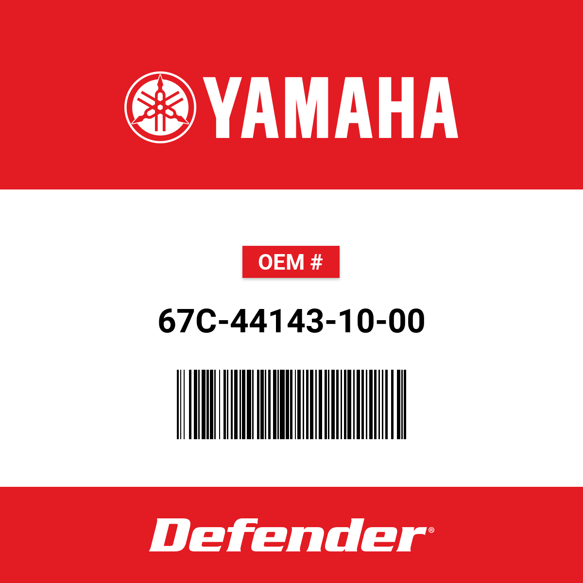 Yamaha Rod Shift - 67C-44143-10-00 | Defender Marine