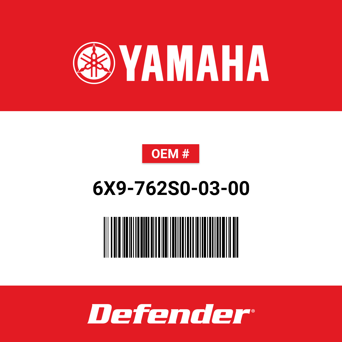 Yamaha Bolt-On Des Kit - 6X9-762S0-03-00 | Defender Marine