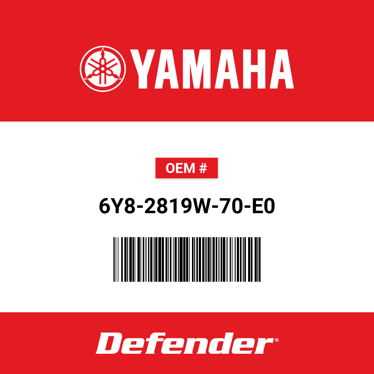 5/18取り下げ　YAMAHA　QY70　説明書有 Yamaha Manual 6Y8 Round Gauge - EN - 6Y8-2819W-70-E0 | Defender Marine