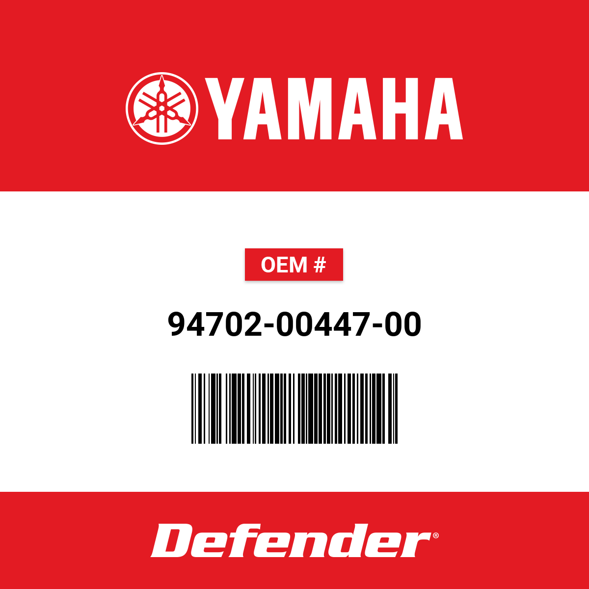 TJページ Yamaha Spark Plug (NGK ILMAR7H9) - 94702-00447-00 | Defender Marine