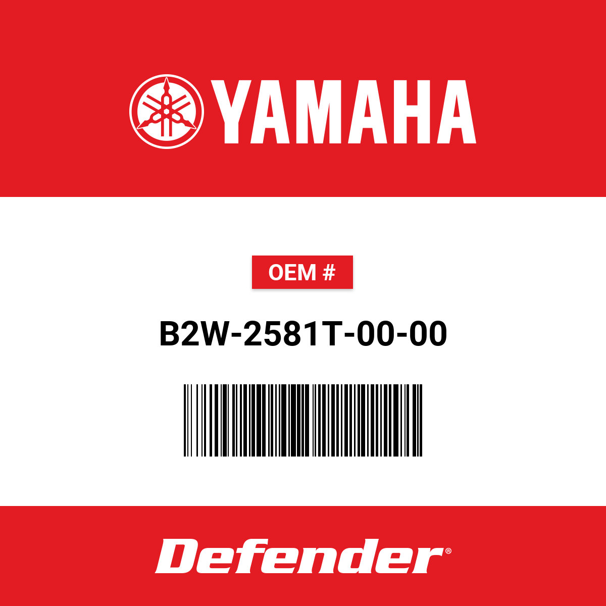 Yamaha Disk Brake Assembly - B2W-2581T-00-00 | Defender Marine