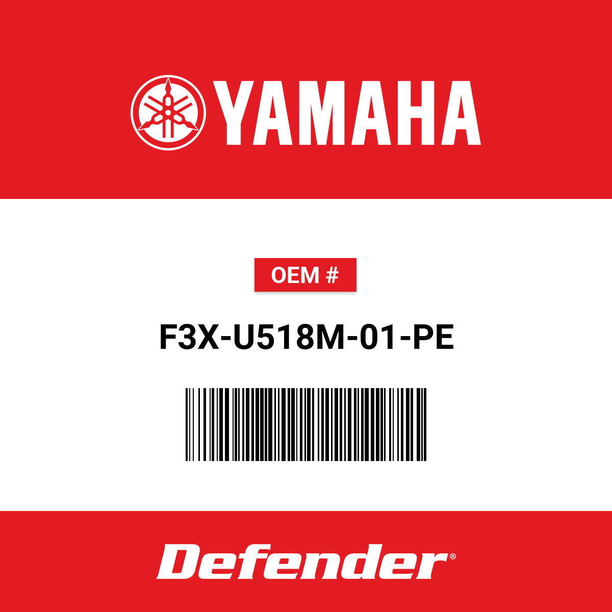 Yamaha Lid Locker Stern (LGMB) - F3X-U518M-01-PE | Defender Marine