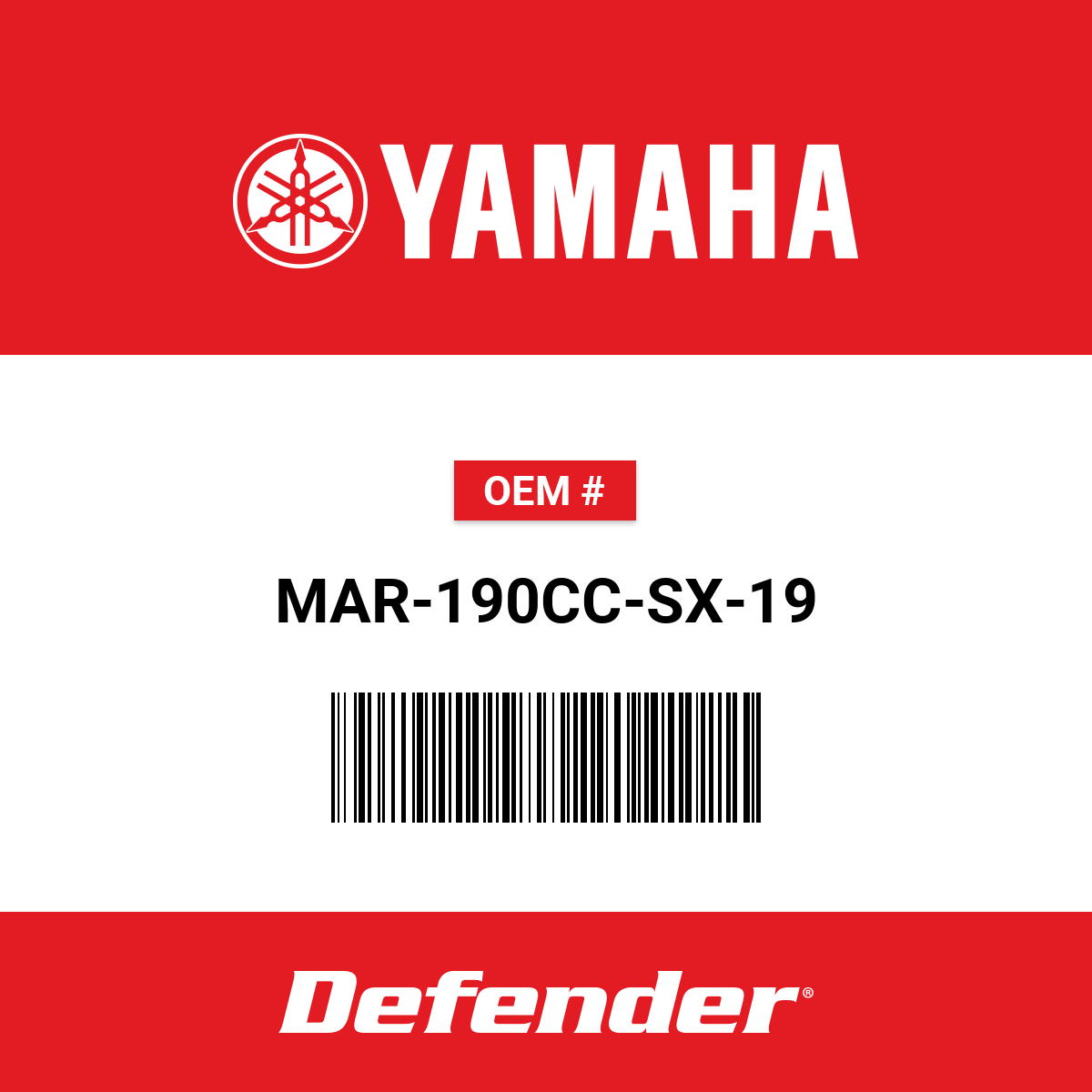 Yamaha 19 - SX190 Cockpit Cover - MAR-190CC-SX-19 | Defender Marine