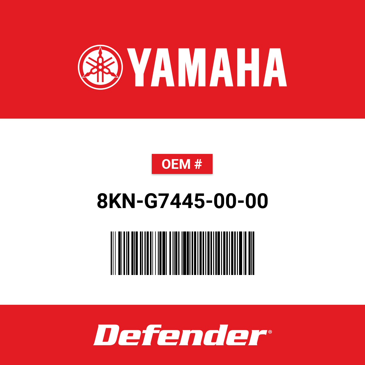 Yamaha Protector - 8KN-G7445-00-00 | Defender Marine